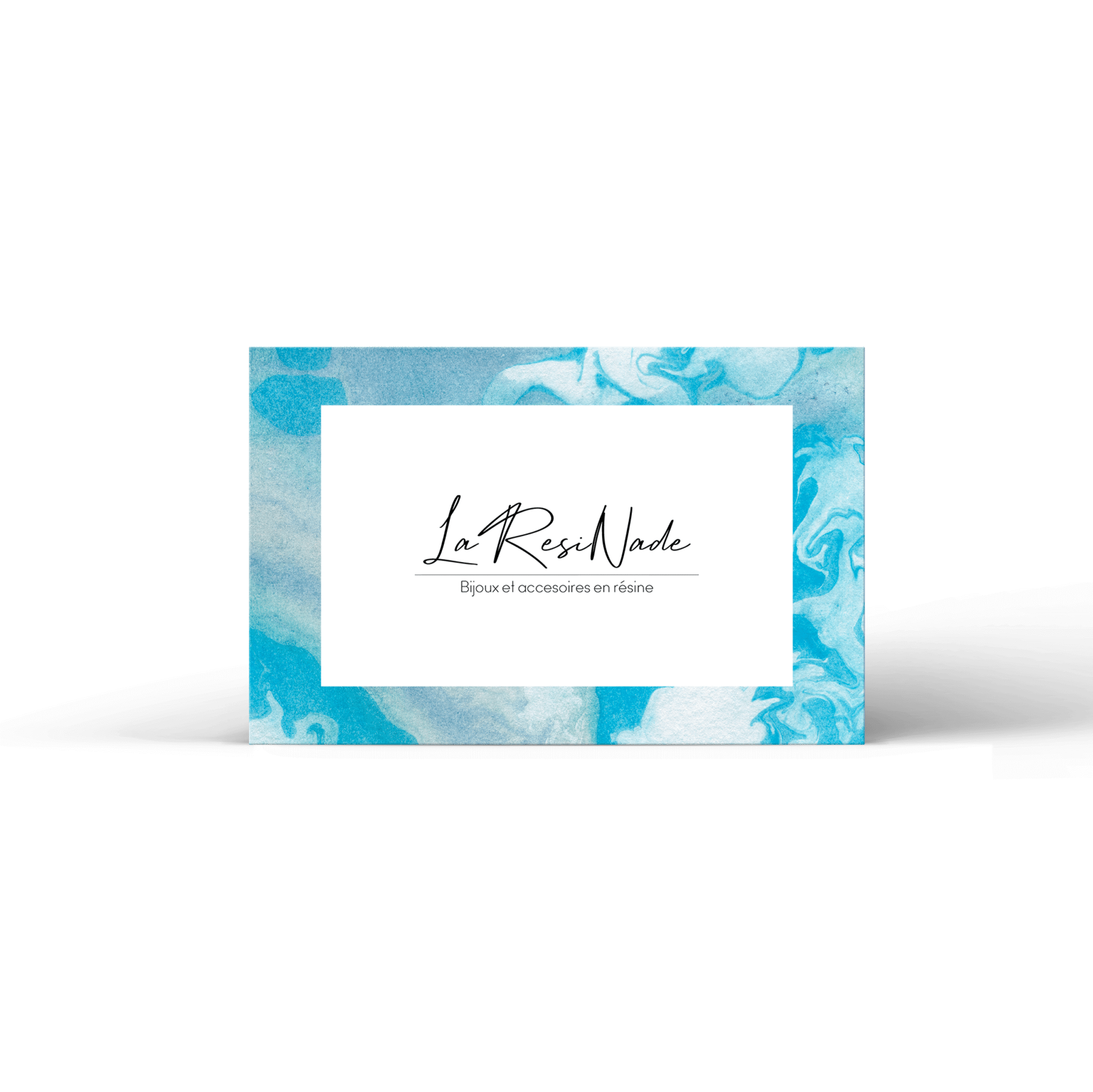 Création de carte de visite - ANGELIQUE DAMOUR Design Studio - LaResiNade - carte recto