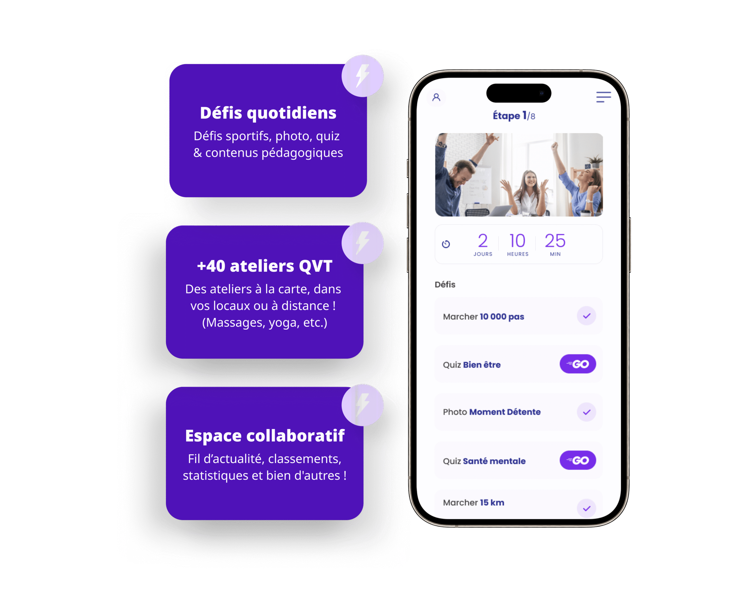 Design et développement d'un site web vitrine avec blog - ANGELIQUE DAMOUR Design Studio - TeamUpp - application mobile