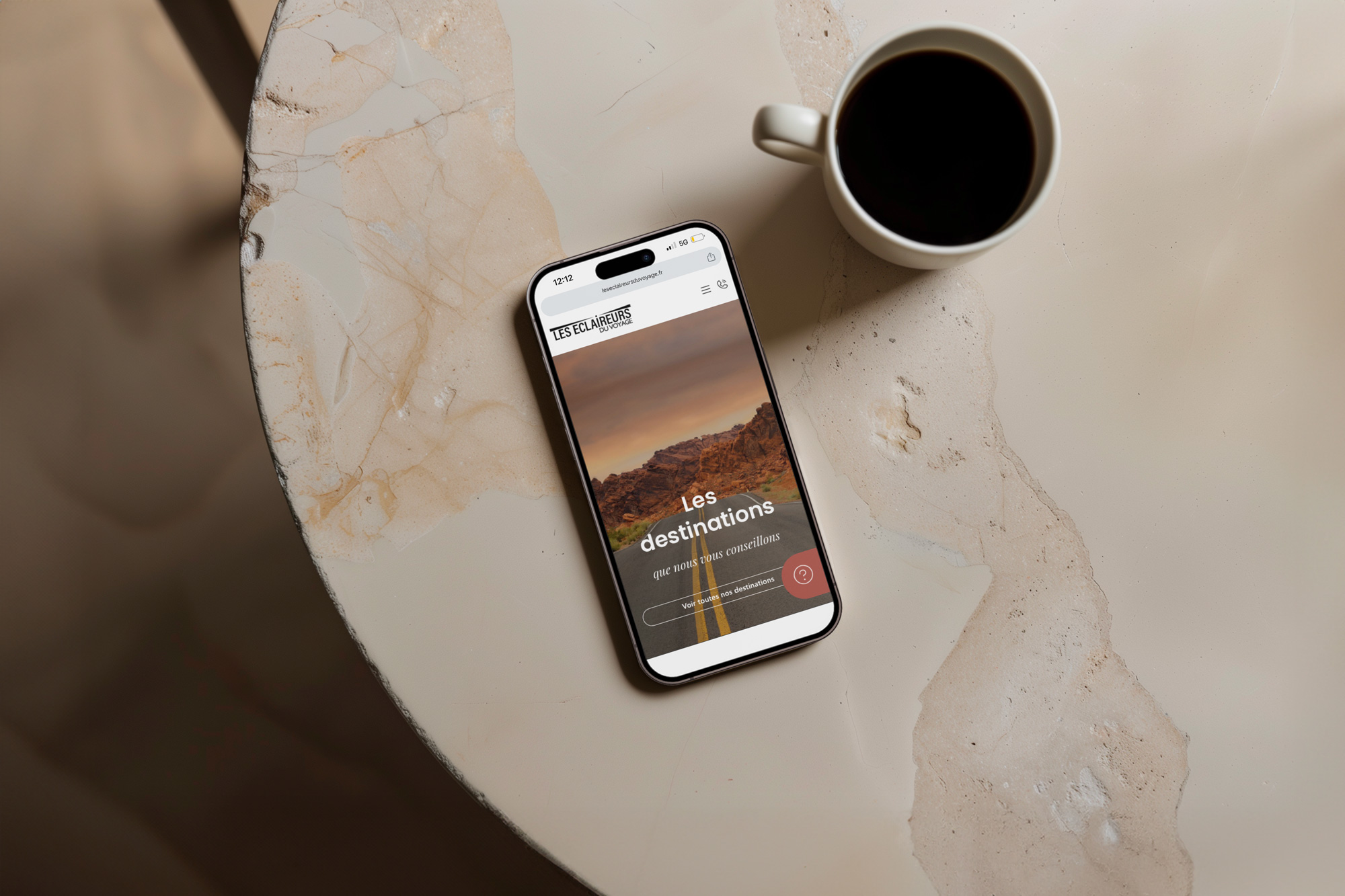 Les éclaireurs du voyage - Projets - Branding et création de site web responsive blog