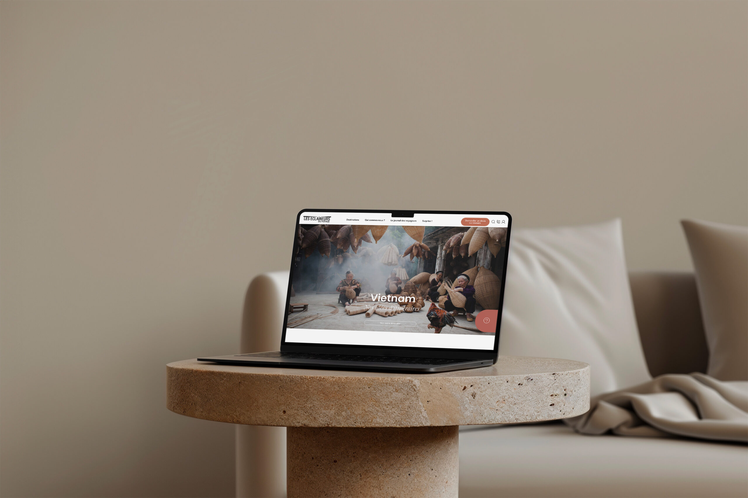 Les éclaireurs du voyage - Projets - Branding et création de site web