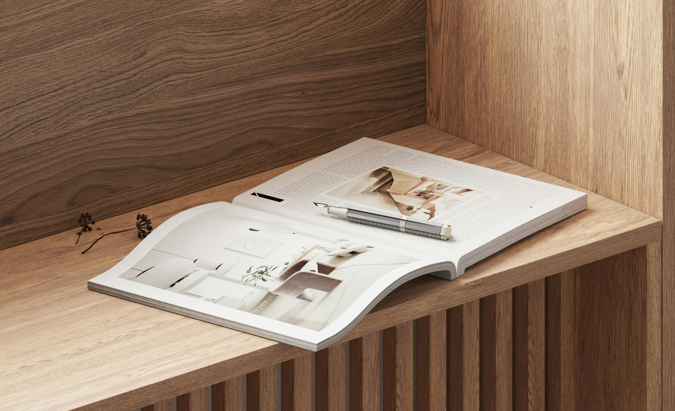 Communication print - Livre ouvert - L'AGENCE Design Studio