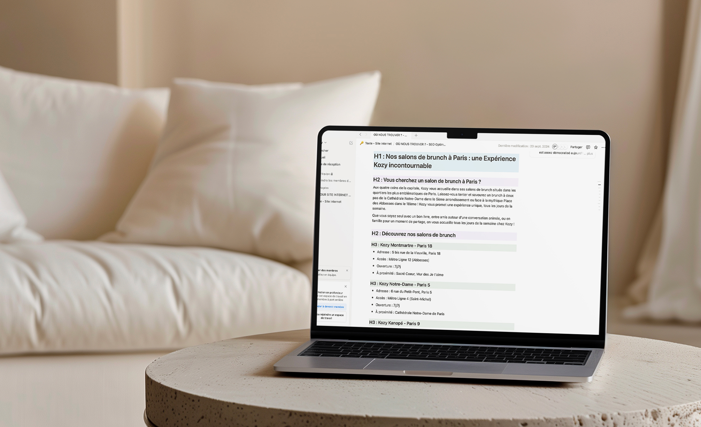 Copywriting - Rédaction de contenu optimisé SEO - L'AGENCE Design Studio