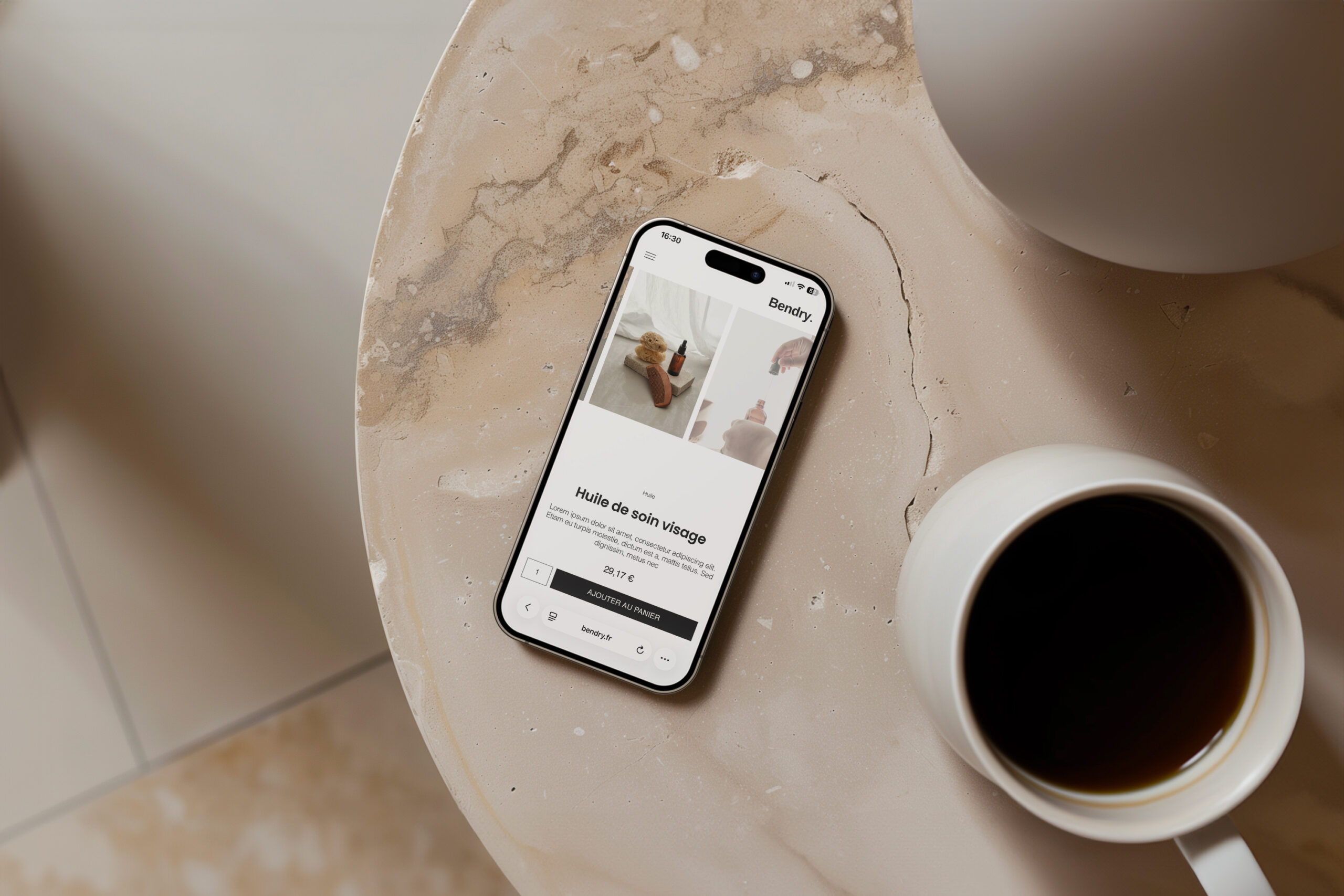 Bendry - Projet de refonte complet - Fiche produit