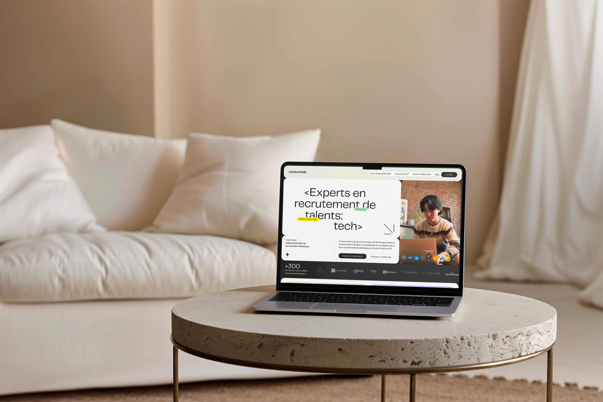 Développement de site vitrine sur-mesure - Wordpress - Projet Anakine