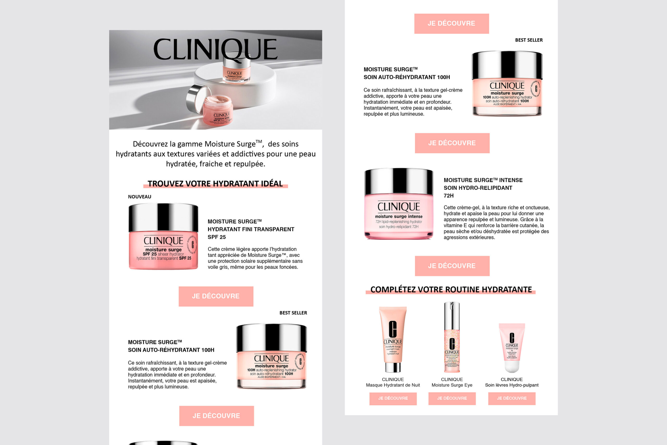 Création-d'un-mail-pour-newsletter---L'AGENCE-Design-Studio--Clinique-x-Beauty-Success