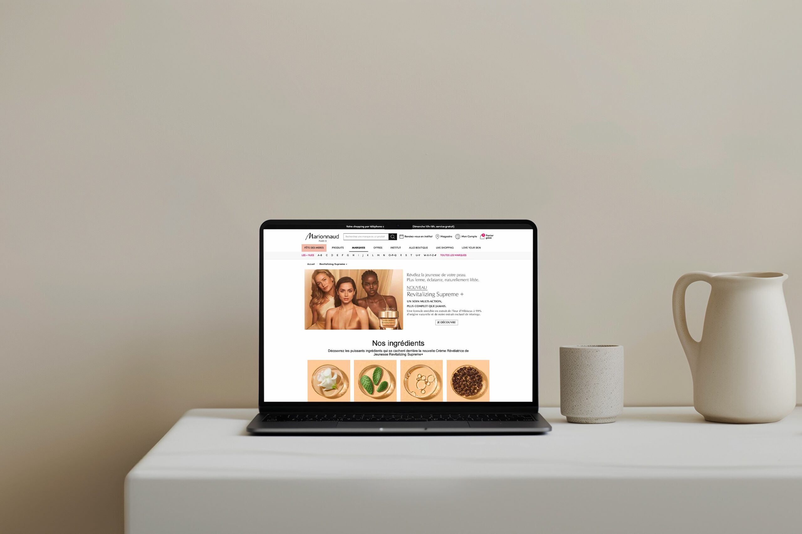 Création de landing page html - L'AGENCE Design Studio - Estée Lauder Revitalizing Supreme Plus