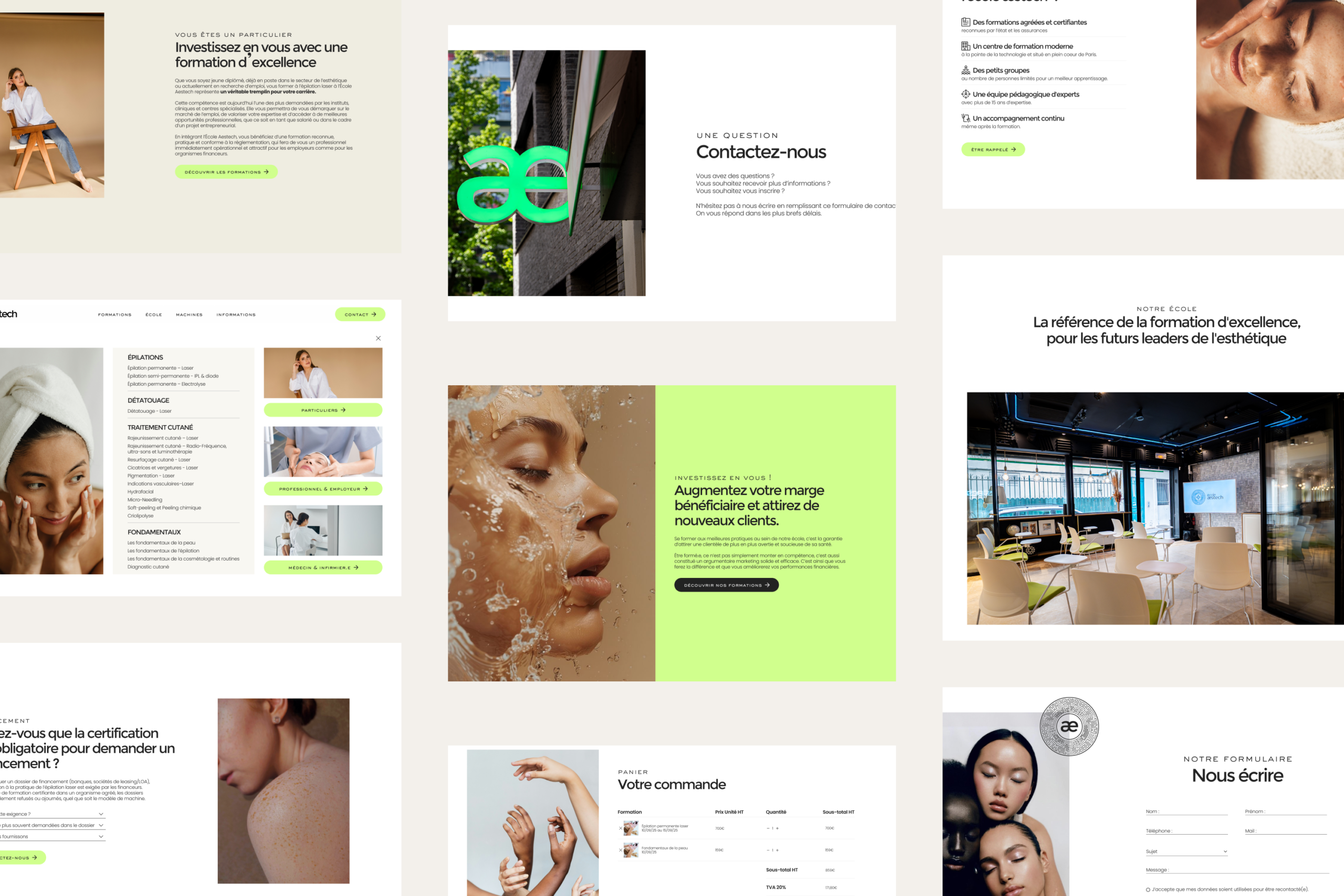Création d'un site web sur-mesure - Design et Développement - L'AGENCE Design Studio